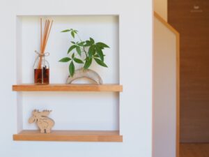 ニッチでインテリアにアクセントを！